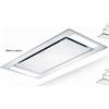 Faber Cappa a Soffitto 350.0663.966 Heaven 2.0 Flat Nero Opaco 90cm