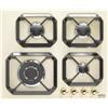 Lofra Piano Cottura a Gas HRBI6GO Avorio 60cm 4 Fuochi