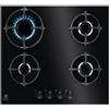 Electrolux EGG64272K Piano cottura a gas cm.60vetro nero - PRONTA CONSEGNA