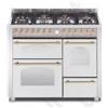 Lofra Cucina RBPT116MFET+SMFT/2AE0 Bianco Perla Dolcevita 110x60 7 Fuochi 3 Forni