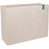EDA - Muret Loft L Volcania 46 L - Decorazione imitazione pietra - Doppia parete - Area di ritenzione idrica - 78 x 29 x 60 cm - Beige Calcareo