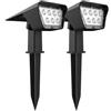 LUMI JARDIN Lotto di 2 spot solari 200LM 2x CURTIS