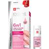 Eveline Cosmetics Nail Therapy Professional - Trattamento Unghie Concentrato Rosa Shimmer, 5ml - Arricchito con Colour&Double Strong Complex per Unghie Nutrite e Rinforzate