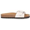 GRUNLAND Sara Ciabatta In Ecopelle Perla - Donna - Perla