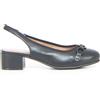 JANA Décolleté Slingback Nero Beige - Donna - Nero Beige