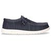 HEY DUDE Wally Stringata Casual In Tessuto Navy - Uomo - Navy