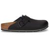 BIRKENSTOCK Boston PRO Ciabatta In Pelle Nero - Uomo - Nero