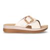 INBLU Ciabatta Con Zeppa In Ecopelle Bianco - Donna - Bianco