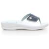 INBLU Ciabatta Con Strappo Blu Bianco - Donna - Blu Bianco