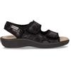 EMANUELA Sandalo Comfort Nero Snaker - Donna - Nero Snaker
