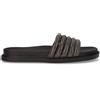LAURA BIAGIOTTI Ciabatta Con Strass Black Pewter - Donna - Black Pewter