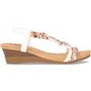 2GO FASHION Sandalo Con Zeppa Bianco - Donna - Bianco