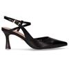 QUEEN HELENA Slingback Con Tacco In Ecopelle Nero - Donna - Nero