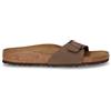 BIRKENSTOCK Madrid Ciabatta In Pelle Mocca - Donna - Mocca