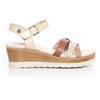 REFRESH Sandalo Con Zeppa In Ecopelle Beige - Donna - Beige