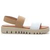 ALICE Sandalo Bianco Beige - Donna - Bianco Beige