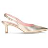 DU SIMON Décolleté Slingback A Punta In Ecopelle Platino - Donna - Platino