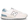 NEW BALANCE 574 Sneaker In Pelle E Tessuto Off White - Uomo - Off White