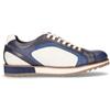 DELEVEL Stringata Sportiva In Pelle Cielo Blu Bianco - Uomo - Cielo Blu Bianco