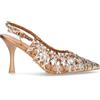 GOLD & GOLD Décolleté Slingback A Punta In Ecopelle Oro Argento Bronzo - Donna - Oro Argento Bronzo