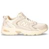 NEW BALANCE 530 Sneaker In Ecopelle E Tessuto Beige Angora - Donna - Beige Angora