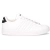 ADIDAS Advantage 2.0 Sneaker In Ecopelle Bianco Nero - Uomo - Bianco Nero