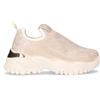 LAURA BIAGIOTTI Sneaker Slip On In Tessuto Avorio Strass - Donna - Avorio Strass