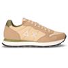 SUN68 Tom Solid Sneaker In Pelle E Tessuto Beige - Uomo - Beige