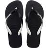 HAVAIANAS Top Mix Ciabatta Infradito Black - Uomo - Black