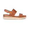 REFRESH Sandalo In Ecopelle Con Zeppa Cammello - Donna - Cammello