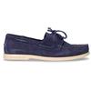 LUMBERJACK Navigator Stringata In Pelle Denim Blue - Uomo - Denim Blue