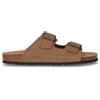GRUNLAND Robi Ciabatta In Pelle Tortora - Uomo - Tortora