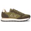 SUN68 Tom Solid Sneaker In Tessuto E Pelle Militare - Uomo - Militare
