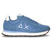 SUN68 Tom Solid Sneaker In Tessuto E Pelle Avio - Uomo - Avio