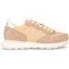 SUN68 Ally Solid Sneaker In Pelle E Tessuto Beige - Donna - Beige