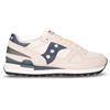 SAUCONY Shadow Original Sneaker In Pelle E Tessuto Bianco Beige Navy - Uomo - Bianco Beige Navy