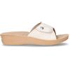 INBLU Ciabatta In Ecopelle Con Strappo Bianco - Donna - Bianco