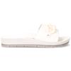 INBLU Ciabatta In Ecopelle Con Catena Bianco - Donna - Bianco