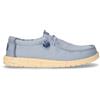 HEY DUDE Wally Stringata Casual In Tessuto Denim - Uomo - Denim
