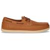 HEY DUDE Harbor Stringata Casual In Pelle Marrone - Uomo - Marrone