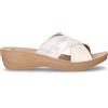 INBLU Ciabatta In Ecopelle Con Zeppa Bianco - Donna - Bianco