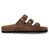 FREE LIFE Ciabatta In Pelle Kaki - Donna - Kaki