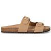 GEOX Briona Ciabatta In Pelle Taupe - Donna - Taupe
