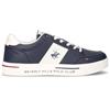 BEVERLY HILLS POLO Sneaker In Ecopelle Blu - Uomo - Blu