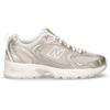 NEW BALANCE 530 Sneaker In Ecopelle E Tessuto Oro Metallizzato - Donna - Oro Metallizzato