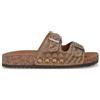 TOO LIKE Ciabatta In Tessuto Con Mini Strass Marrone - Donna - Marrone