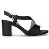 NERO GIARDINI Sandalo In Pelle Con Tacco Nero - Donna - Nero