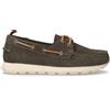 SUN68 Tom Barca Suede Stringata Casual In Pelle Militare - Uomo - Militare