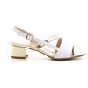 ELLEN Sandalo Con Tacco Bianco Platino - Donna - Bianco Platino