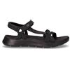 SKECHERS Go Walk Flex Sandalo Sportivo In Tessuto Nero - Donna - Nero
